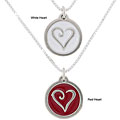 Sterling Silver Charming Life Whimsical Heart Charm Necklace