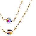 14k Goldfill Crystal 36-inch Long Necklace