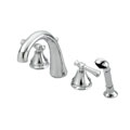 Fontaine Monte Carlo Roman Style Chrome Bath Tub Faucet