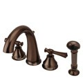Fontaine Roman Style Oil Rubbed Bronze Bath Tub Fa