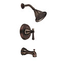 Fontaine Oil-rubbed Bronze Bath Tub Valve and Shower Head Set