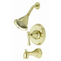 Fontaine Bath Tub Valve and Shower Head Set (Brass)