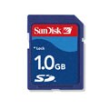 Sandisk 1GB Secure Digital (SD) Memory Card