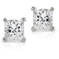 18k Gold 2ct TDW Certified Diamond Earrings (E-F, SI2)