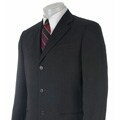 Trussardi Men's 3-button Black Pinstripe Suit