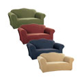 STRETCH Ribbed Washable Sofa Slipcover
