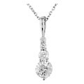 14k White Gold 1ct TDW Diamond Pendant