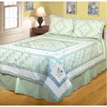 Pleasant Trip Patchwork Cotton Quilt Set