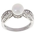 Sterling Silver Cultured Freshwater Pearl Ring