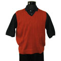 Descente Men's V-neck Cable Knit Vest