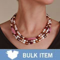 Assorted Color Freshwater Pearl Necklace (Case of 3)