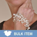 White Cultured Freshwater Pearl Bracelet (Case of 5)