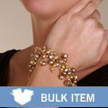 Bronze Freshwater Pearl Bracelet (Case of 5)