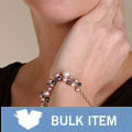 Sterling Silver and Multi Pearl Bracelet (Case of 5)