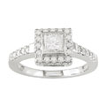 14k White Gold 1ct TW Diamond Ring