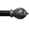 Silver Inlay Curtain Holdback (Pair)