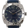 Helbros Men's Colorama Blue Dial Strap Watch