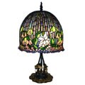 Tiffany-style Lotus Table Lamp