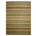 Hand-woven Majori Cream Wool/ Jute Rug (5' x 8')