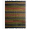 Hand-woven Regency Kilim Wool/ Jute Rug (5' x 8')