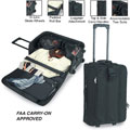 Travelers Choice Vertical Carry-on Garment Bag