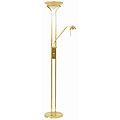 Cyrus Elliptical Brass Floor Lamp