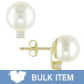14k White Gold Akoya Pearl Earrings (Case of 3)