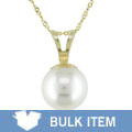 14k Yellow Gold Akoya Pearl Pendant (Case of 3)