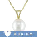 14k Yellow Gold Freshwater Pearl Pendant (Case of 3)