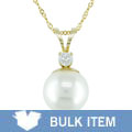 14k Yellow Gold Akoya Pearl Pendant (Case of 3)