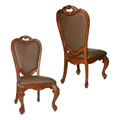 Kathy Ireland Lafayette Park Leather Side Chairs (Set of 2)