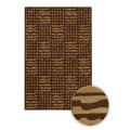 Hand-tufted Aava Chocolate Brown Wool Rug (5' x 7'6)