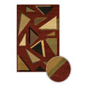 Hand-tufted Lucine Red Wool Rug (5' x 7'6)