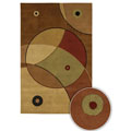 Hand-tufted Lucine Multicolor Wool Rug (5' x 7'6)