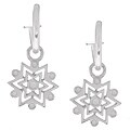 Sterling Silver Snowflake Earrings
