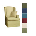 Cotton Classic Washable Wing Chair Slipcover