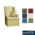 Sure Fit Cotton Classic Wing Chair Slipcover