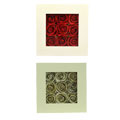 Framed Red Rose Wall Hanging