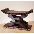 Hand-carved Ashanti Unity Stool (Ghana)