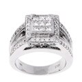 14k White Gold 1 1/2ct TDW Diamond Ring (G-H, I2)