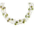 Cultured Freshwater Coin Pearl Gemstone Necklace