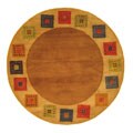 Hand-tufted Wool Mishra Wool Rug (6' Round)