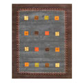 Hand-tufted Mishra Blue Wool Rug (7'9 x 9'9)