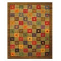 Hand-tufted Green Mishra Wool Rug (5' x 8')
