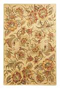 Hand-tufted Heritage Floral Rug (4' x 6')