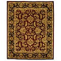 Hand-tufted Heritage Kashan Red Wool Rug (8'3 x 11')