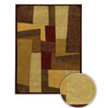 Hand-knotted Dharma Multicolor Wool Runner (2'6x7'