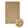 Hand-knotted Dharma Ivory Wool Rug (5' x 8')
