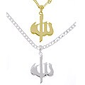 14k Goldplated Islamic Allah Pendant
