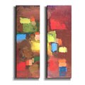 Terra Verde Stretched Canvas Set by Howard Kline